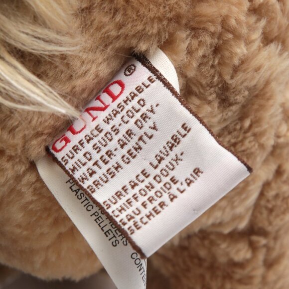 Vintage GUND Shaggy Mane Lion Plush Stuffed Animal Toy Brown 64U1458 - Picture 8 of 11